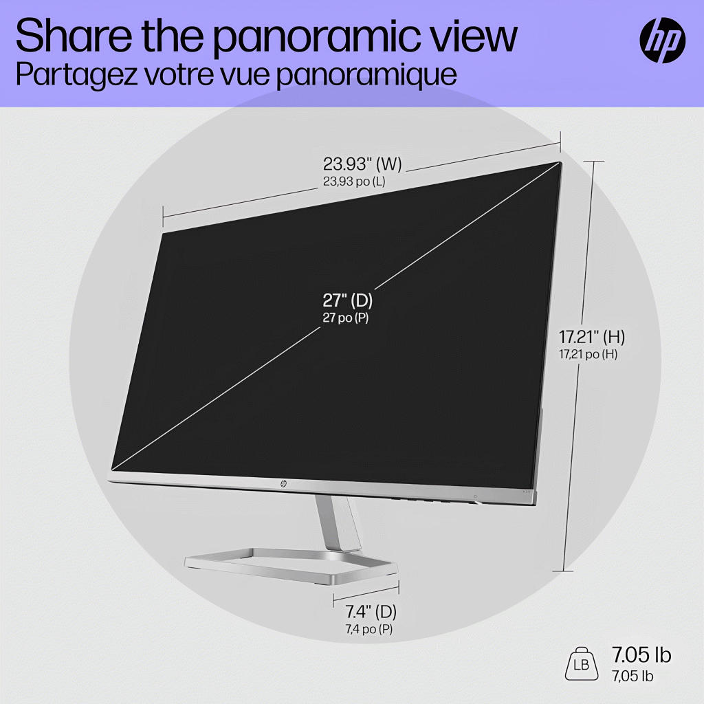 HP 27-inch Monitor